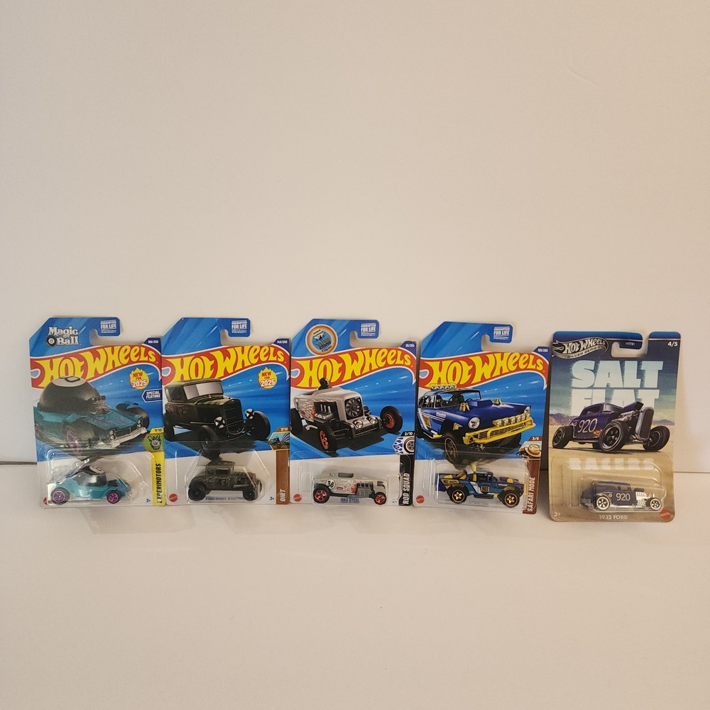 Hot Wheels Lot of 5‎ Brand New Unopened Diecast 2025